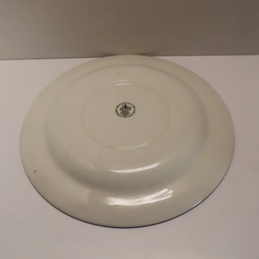 Decorative Dinner Plate made in Statlfordshire England by Churchill